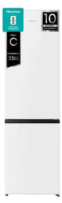 Obrázok produktu pre Hisense RB440N4AWC, 336 L, Beznámrazový systém (chladnička), SN-T, 6 kg/24h, C, Biela