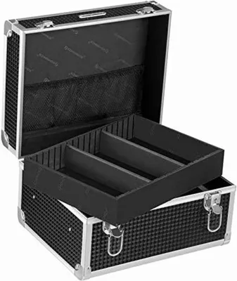 Produktbild von Famanu Kosmetikkoffer - Schwarz|Silber