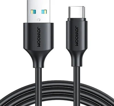 Produktbild von JOYROOM 6956116733230, 1 m, USB A, USB C, USB 2.0, Schwarz