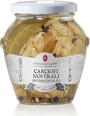 Immagine prodotto di Carciofi interi sott'olio 314 ml. - Calugi