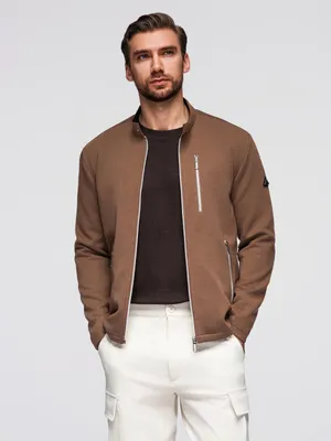 Produktbild von Ombre Clothing Herren-Bikerjacke Mataitoga braun S