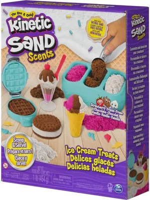 Obrázok produktu pre Kinetic Sand 6059742, Detský kinetický piesok, 6 rok / roky, Netoxické, Hnedá, Ružová, Biela