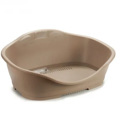 Image de Lit pour chien Stefanplast Beige Plastique (56 x 32 x 80 cm)