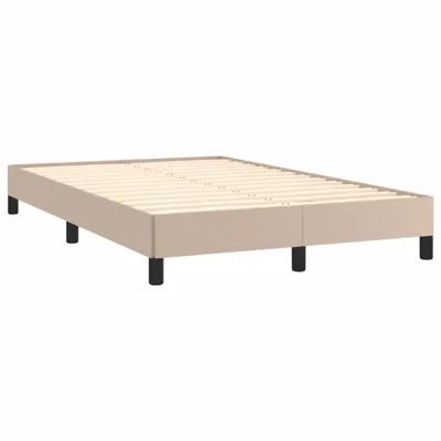 Obrázek produktu pro Rám postele bez matrace cappuccino 120x190 cm umělá kůže