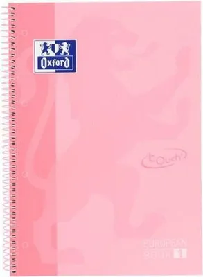 Produktbild von Oxford European Book Hellrosa Notizbuch A4 A4+ 80 Blatt