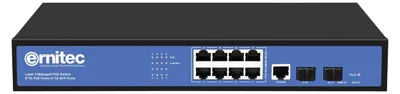 Immagine prodotto di Switch Ernitec gestito Layer 2+, 8 x