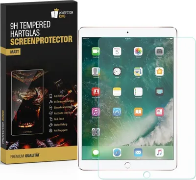 Produktbild von 4x 9H Panzerglas für iPad Pro 12.9 2015/ 2017 Displayschutz Schutzglas Matt Panzerfolie Displayglas Schutzfolie Glasfolie echtes Tempered Hartglas Anti-Reflex Entspiegelt