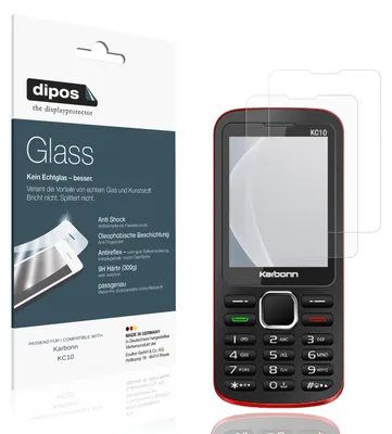 Immagine prodotto di 2x Pellicola Protettiva per Karbonn KC10 Protezione opaco Vetro Flessibile 9H dipos
