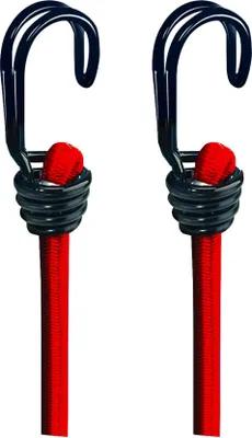 Produktbild von BASI - Gummispannseil 2er Set - GSS - Rot - mit Doppelhaken - Länge 600x8 mm - Zurrkraft 40 kg - 0004-0301