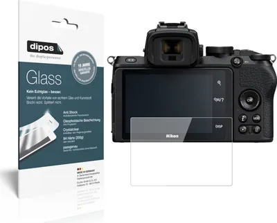 Obrázok produktu pre 2x ochranná fólia pre Nikon Z 50 - Anti-Shock 9H film dipos Glass plastové sklo