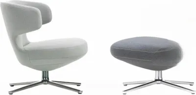 Produktbild von Luxus Grau Neu Relax Leder Lounge Club Polster Sessel Design Sofa Sitzer Möbel