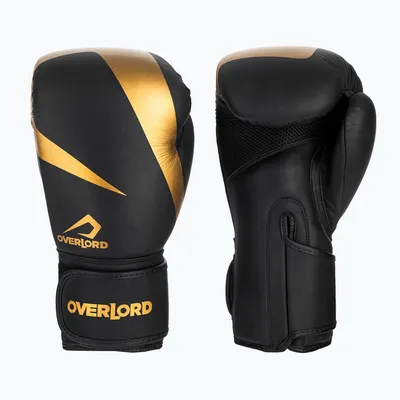 Produktbild von Overlord Riven schwarz und gold Boxhandschuhe 100007