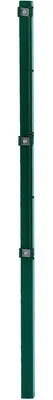 Produktbild von Pfosten für Doppelstabmattenzaun 130 cm RAL 6005 Gartenzaun Stabmattenzaun