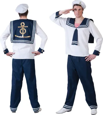 Produktbild von Matrose Seemann Karneval Fasching Kostüm 48-50