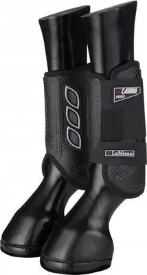 Image de LeMieux guêtres Carbon Air XC Boots noir avant , taille:M