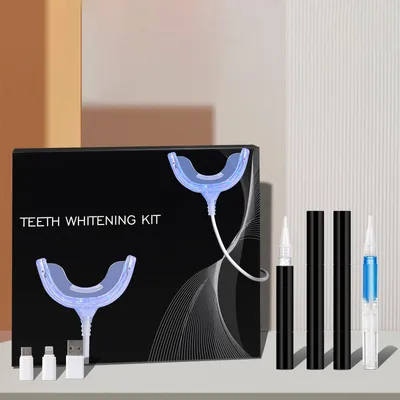 Produktbild von Zahnaufhellung Gel Teeth Whitening, 360° Auto Zahnbürste Zahnaufhellung Bürste 360 Schallzahnbürste für Erwachsene mit Timer & kabellosem Laden