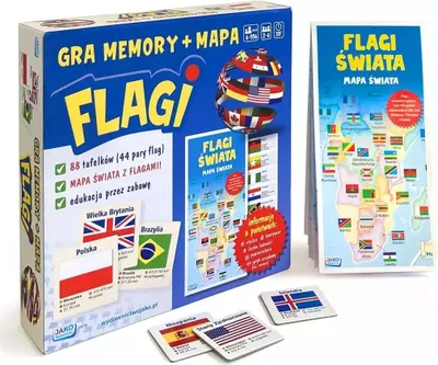 Obrázok produktu pre Flagi Gra memory