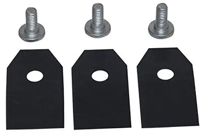 Messer-Set für Rasenmäher, 3 Klingen, 36 mm, kompatibel