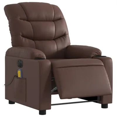 Zdjęcie produktu dla VidaXL 3206594, Sztuczna skóra, Brązowy, Pianka, 110 kg, 755 mm, 930 mm