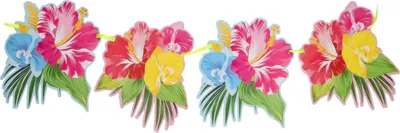 Image de Guirlande d'hibiscus tropicaux 6m