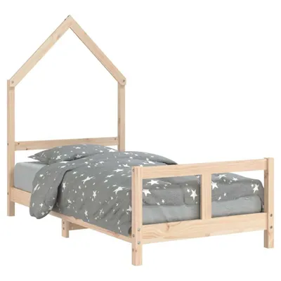 Image de vidaXL Lit d'enfant 80x160 cm pin massif