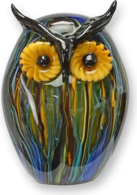 Produktbild von Glasfigur Eule im Murano-Stil Replikat Retro Design Dekoration