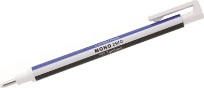 Image de 5 x Tombow EH-KURMONO zero classic runde Spitze weiß/blau/schwarz