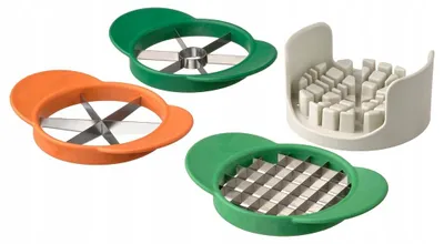 Obrázek produktu pro IKEA UPPFYLLD Kráječ na ovoce a zeleninu, 4 kusy