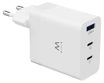 Imagen del producto de EWENT Cargador carga rapido 65w usb-c y usb-a