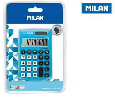 Obrázok produktu pre Milan Vrecková kalkulačka Pocket Touch modrá
