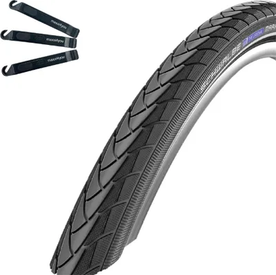 Zdjęcie produktu dla 1 x opona rowerowa Schwalbe Marathon PLUS Performance SmartGuard E-25 czarna 47-507 (24 x 1,75) wraz z łyżką do opon maxxi4you