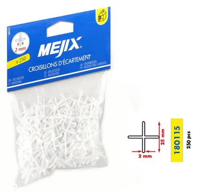 Image de Croisillons d'écartement 2 mm MEJIX