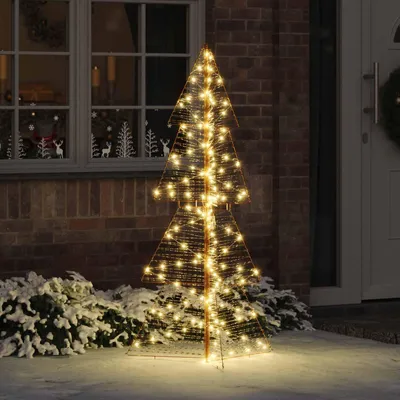 Zdjęcie produktu dla vidaXL Choinka ze 160 diodami LED Ciepła biel 150 cm PET