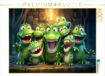 Produktbild von CALVENDO Puzzle Ein Motiv aus dem Kalender Die Welt der kleinen Monster | 1000 Teile Lege-Größe 64x48cm Foto-Puzzle für glückliche Stunden