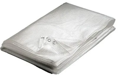 Image de Film transparent, dimensions 4 x 6 mètres, grammage 160 g/m², pour protection