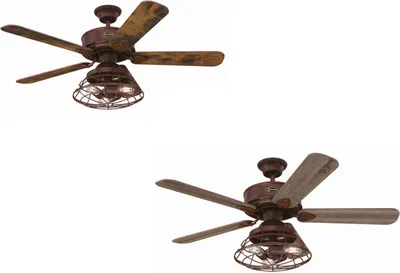 Immagine prodotto di Ventilatore da soffitto Westinghouse Barnett marrone da 122 cm con illuminazione LED e telecomando