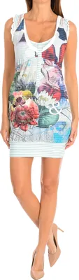 Produktbild von Desigual Ärmelloses Damenkleid mit Rundhalsausschnitt 37V2022