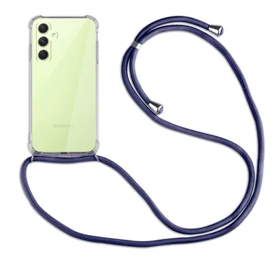 Produktbild von Handykette für Samsung Galaxy A54 5G Handyhülle mit Band Case Hülle mit Kordel Blau