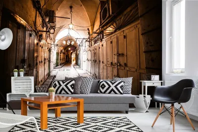 Produktbild von Vlies Fototapete JUDENVIERTEL 375 x 250 cm (inkl. Kleister) - Vlies Tapete, Wandtapete, Wandbilder - Tapete für Wohnzimmer Schlafzimmer, Büro, Küche - Montagefertig