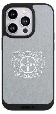 Produktbild von NIVOCASE Handyhülle für Apple iPhone 14 Pro  Hülle NIVOpure Case Schwarz Bayer 04 Leverkusen Offizielles Lizenzprodukt Wappen