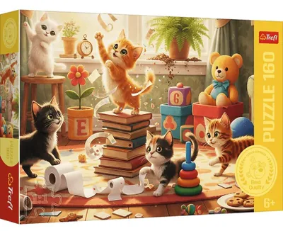 Immagine prodotto di Puzzle 160 "Le marachelle del gatto" TREFL