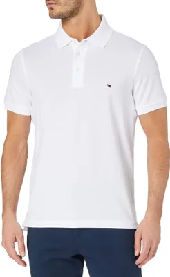 Produktbild von Tommy Hilfiger 1985 slim fit polo, wit