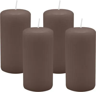Produktbild von 4er Set Adventskranzkerzen Mocca Ø 50 x 100 mm