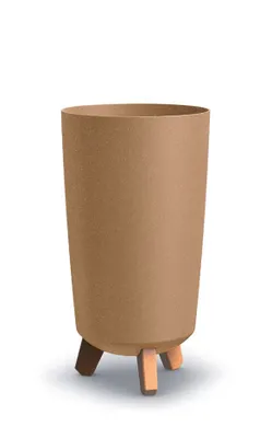 Produktbild von Prosperplast Blumentopf GRACIA TUBUS SLIM Eco Wood Natur 19,5 cm