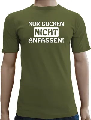 Produktbild von Touchlines Herren T-Shirt , Nur gucken Olive, S