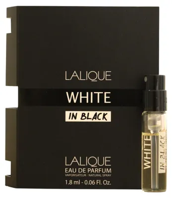Immagine prodotto di Lalique White in Black Eau de Parfum per uomo, flacone da 1,8 ml