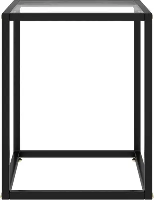 Produktbild von vidaXL Couchtisch Schwarz mit Hartglas 40x40x50 cm