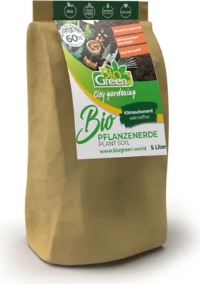 Produktbild von BioGreen 5L  qualitative torffreie PflanzenErde mit Eisendünger