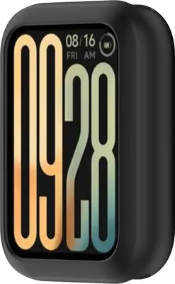 Produktbild von Für Xiaomi Smart Band 9 Pro Silikon Design Watch Schutz Gehäuse Hülle Case Cover Schwarz
