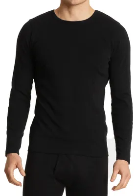 Produktbild von Langarmshirt Atlantic BMV-049 aus 100% Baumwolle Schwarz/Grau S